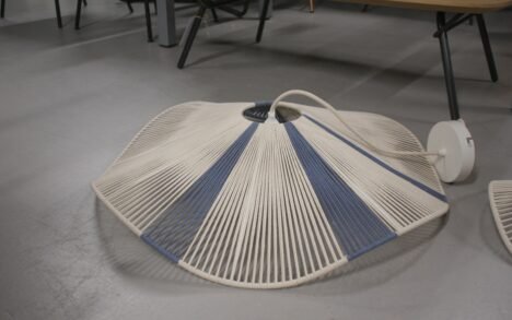 Hanglamp RAFA blauw Light & Living Ø70