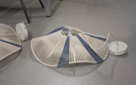 Hanglamp RAFA blauw Light & Living Ø50