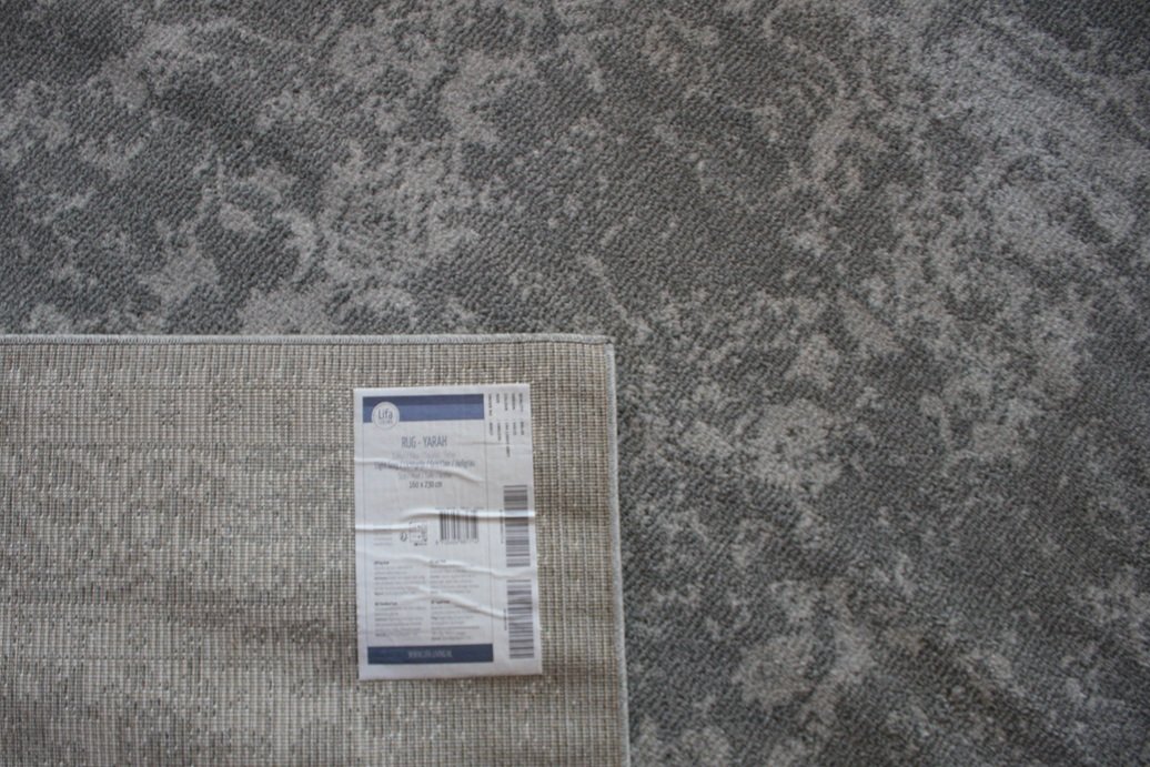 Vloerkleed Yara lichtgrijs Lifa Living 160x230 - Afbeelding 3