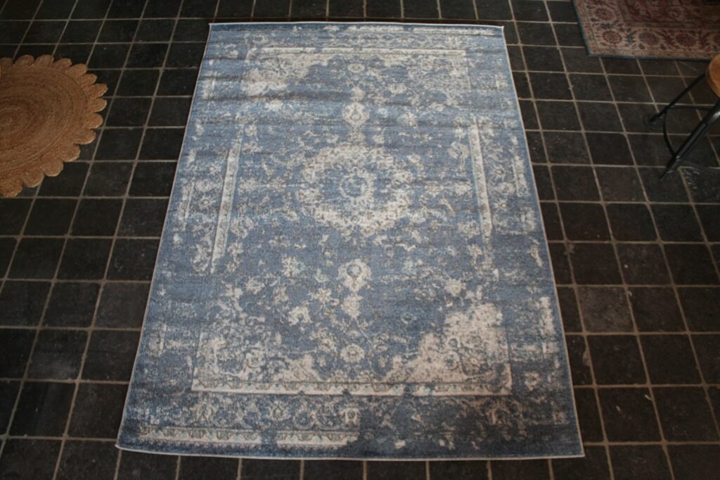 Vloerkleed Yara blauw Lifa Living 160x230