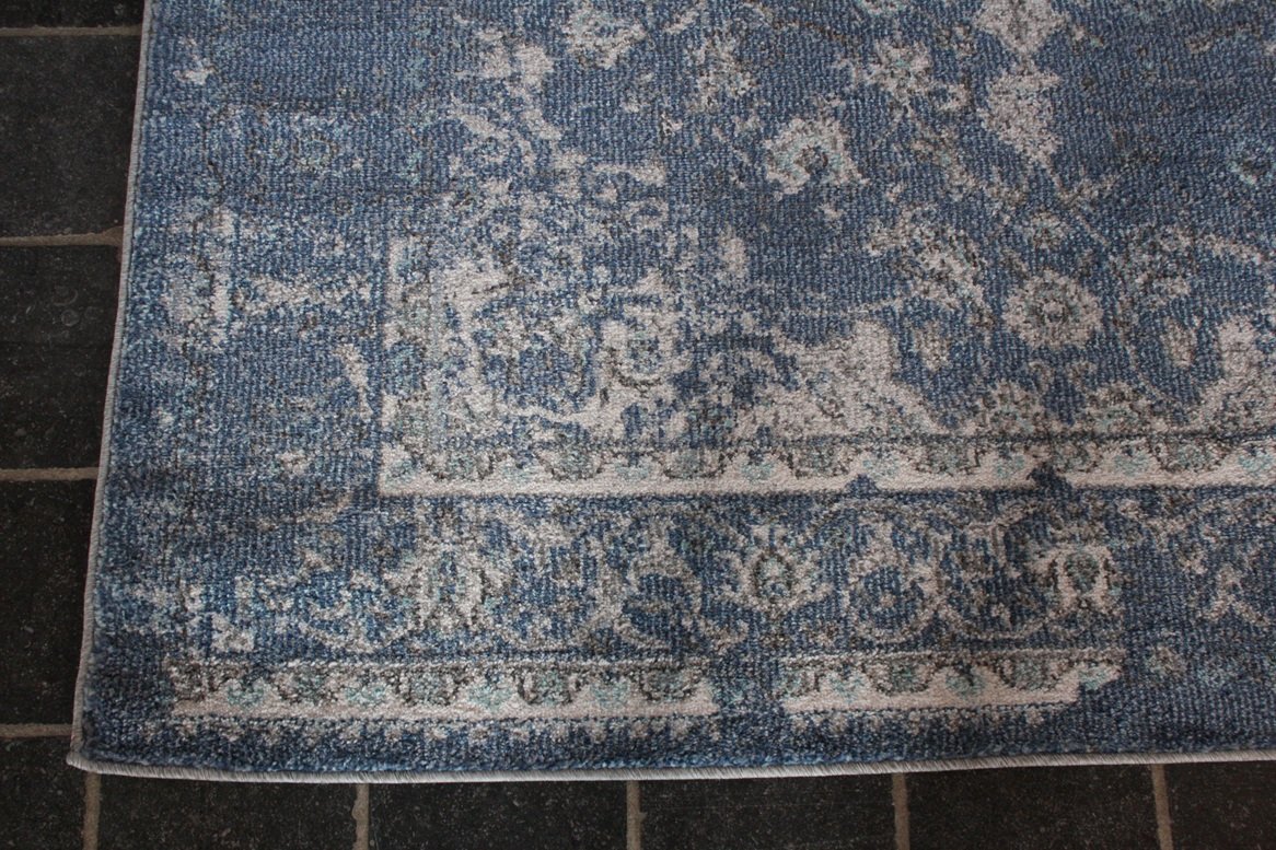 Vloerkleed Yara blauw Lifa Living 160x230 - Afbeelding 2