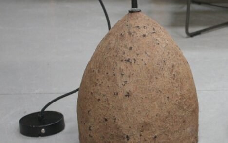 Hanglamp papier mache Ø25