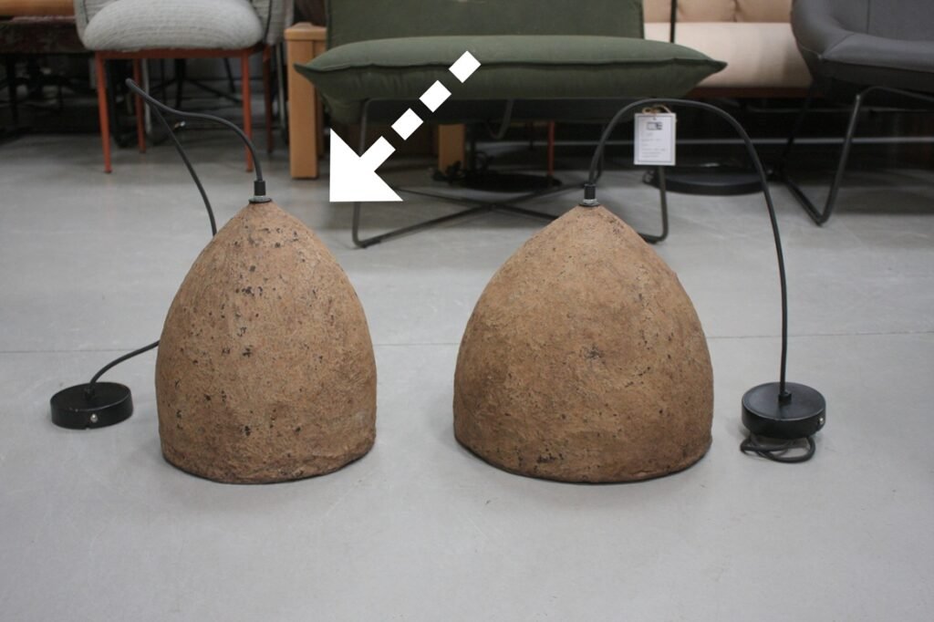 Hanglamp papier mache Ø25