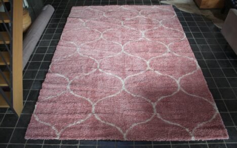 Vloerkleed Salsa Shaggy roze 200x290