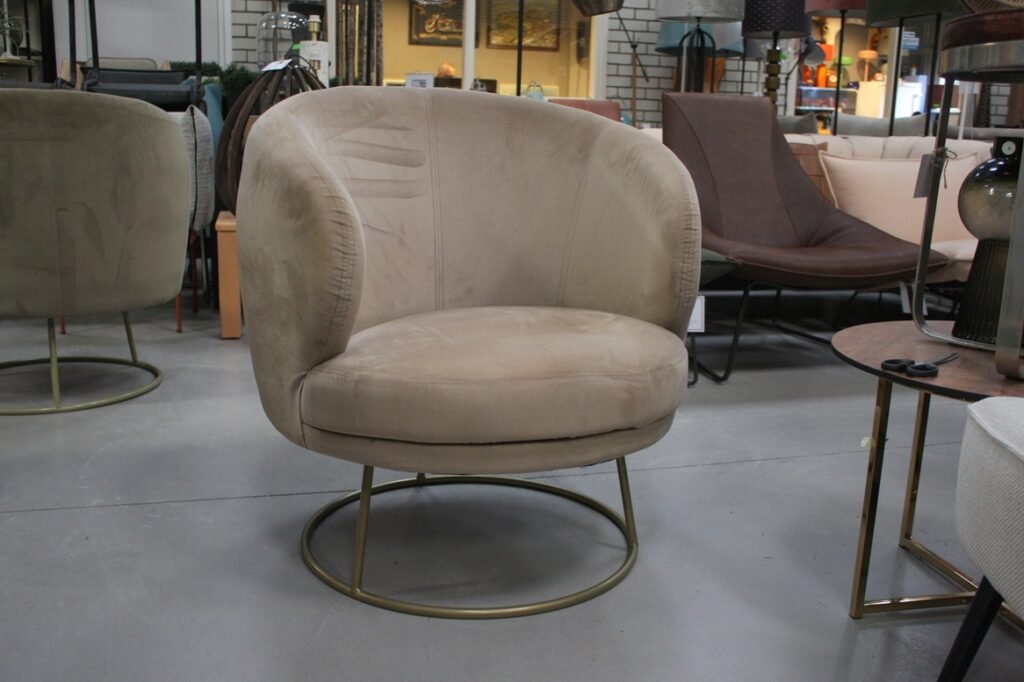 Fauteuil Xelena PTMD zand