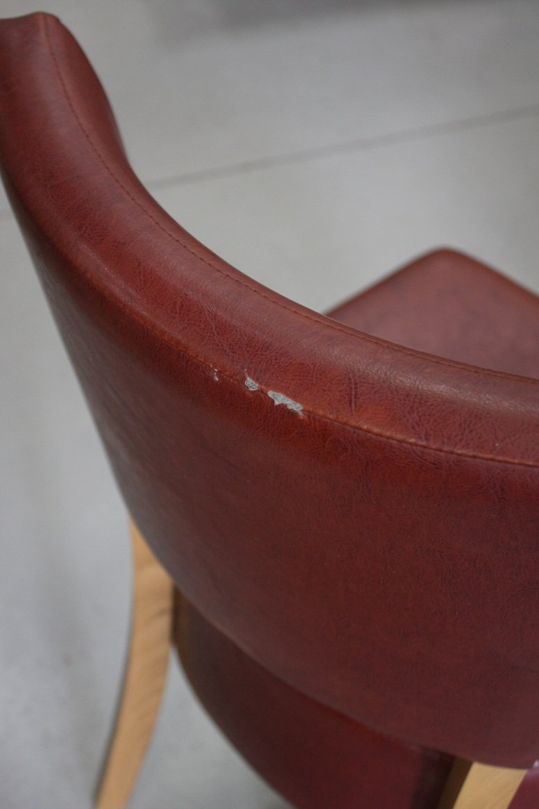 Eetkamerstoel Eva roodbruin - Afbeelding 5