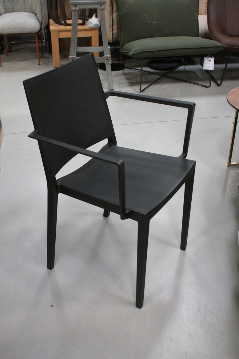 Stoel Floris met armleuning zwart - Afbeelding 3