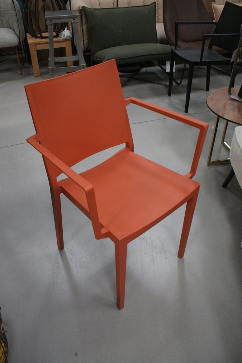 Stoel Floris met armleuning Brique - Afbeelding 3