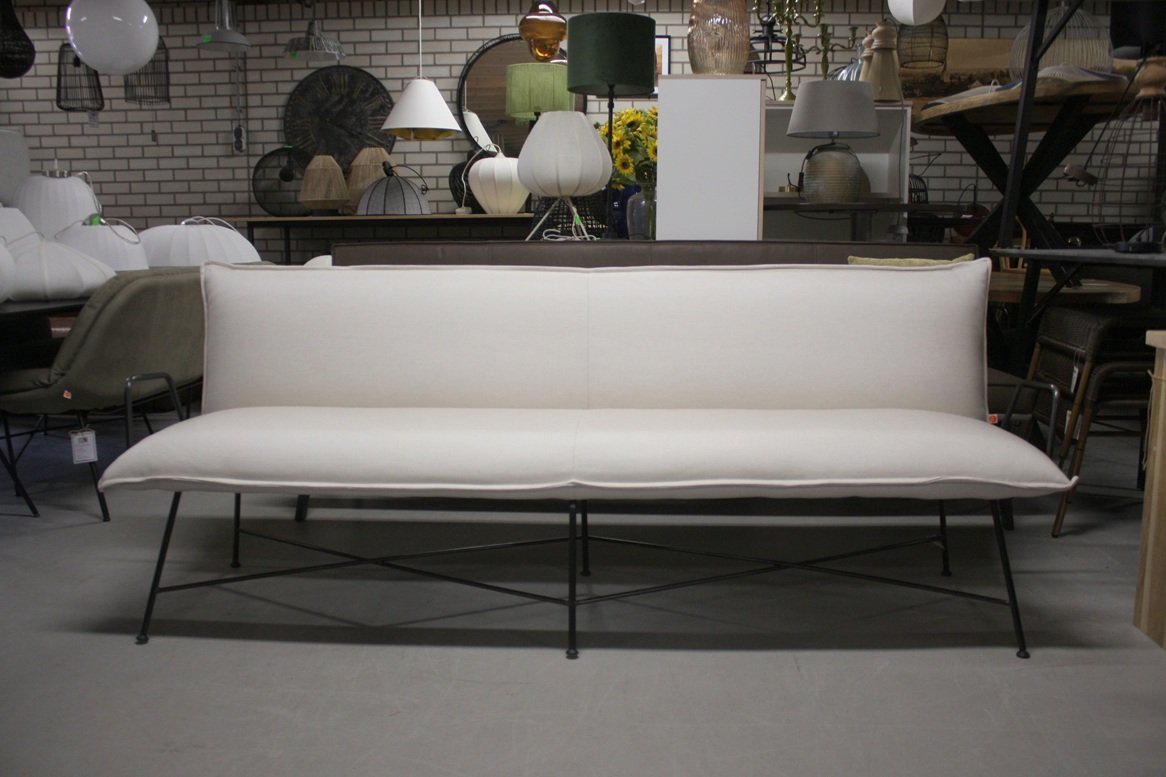 Eetkamerbank Vidar Jess 220 cm. (Archie Frame) - Afbeelding 4