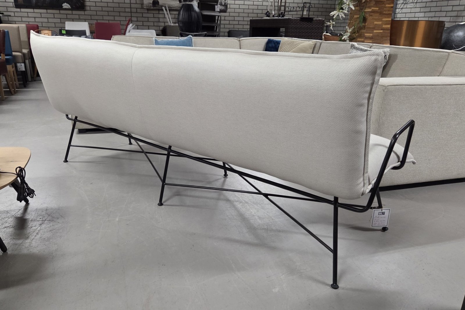 Eetkamerbank Vidar Jess 195 cm. (Archie Frame) - Afbeelding 3