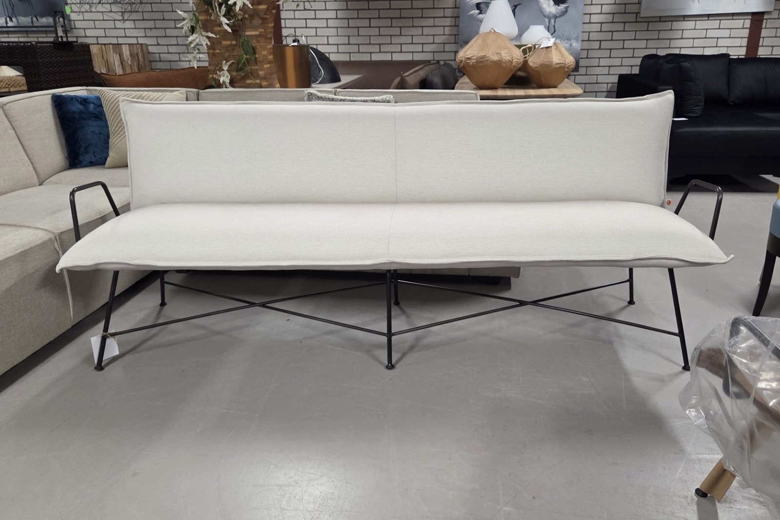 Eetkamerbank Vidar Jess 195 cm. (Archie Frame) - Afbeelding 5