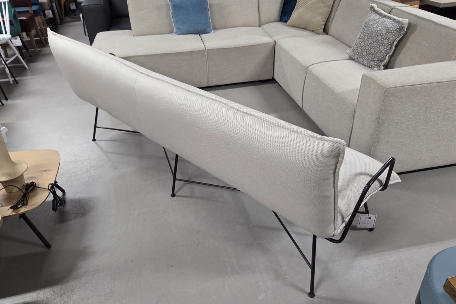 Eetkamerbank Vidar Jess 195 cm. (Archie Frame) - Afbeelding 4