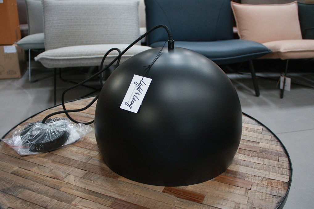 Hanglamp Jaicey zwart / goud Light & Living