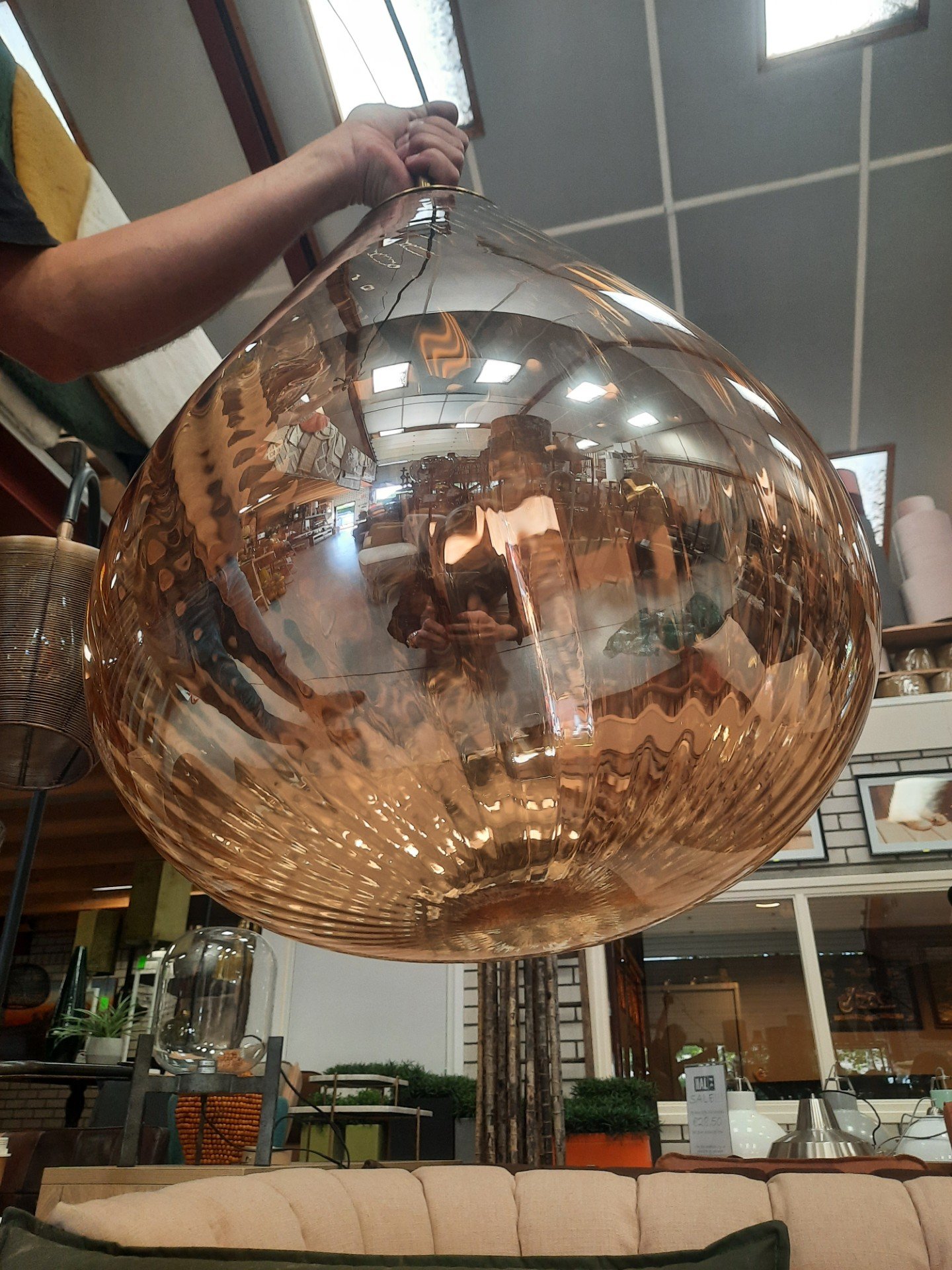 Hanglamp Leona Light & Living Ø45 - Afbeelding 2