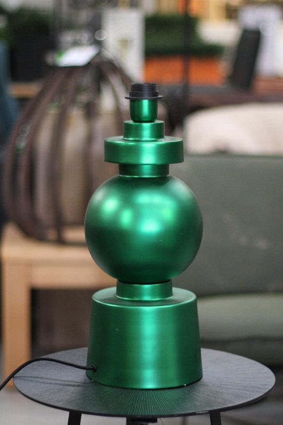 Tafellamp Bodiosa Light & living metallic groen Ø18