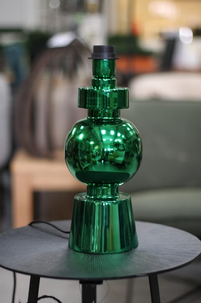 Tafellamp Bodiosa Light & Living metallic groen Ø15