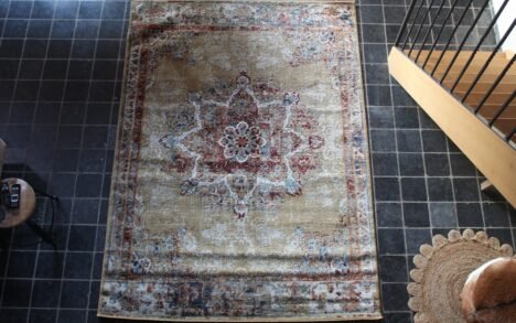 Vloerkleed Perzisch / vintage goud rood 200x280