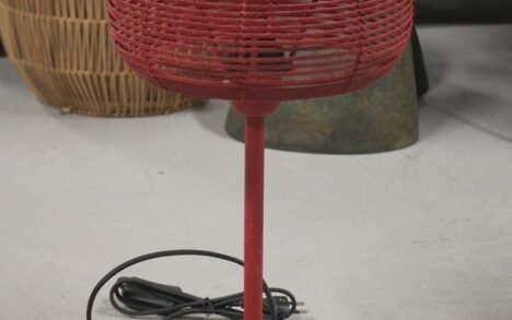 Tafellamp metaal rood