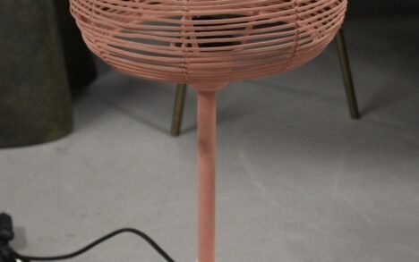 Tafellamp metaal roze