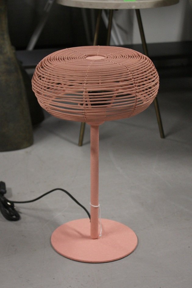 Tafellamp metaal roze