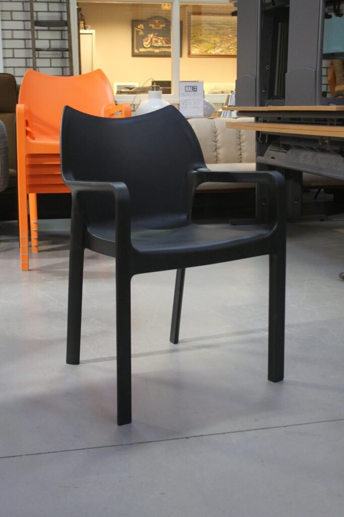 Eetkamerstoel / tuinstoel Diva Siesta (zwart)