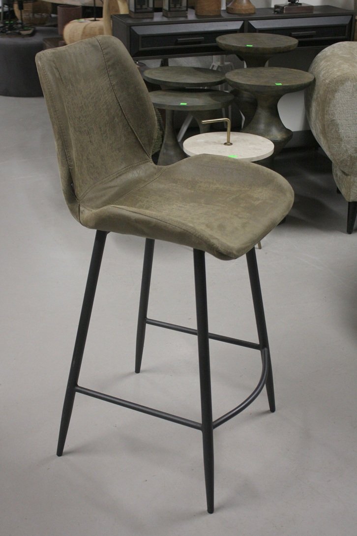 Barkruk Barrel Bronx71 olijfgroen - Afbeelding 2