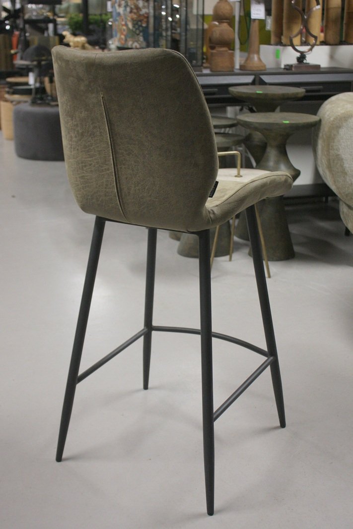 Barkruk Barrel Bronx71 olijfgroen - Afbeelding 4