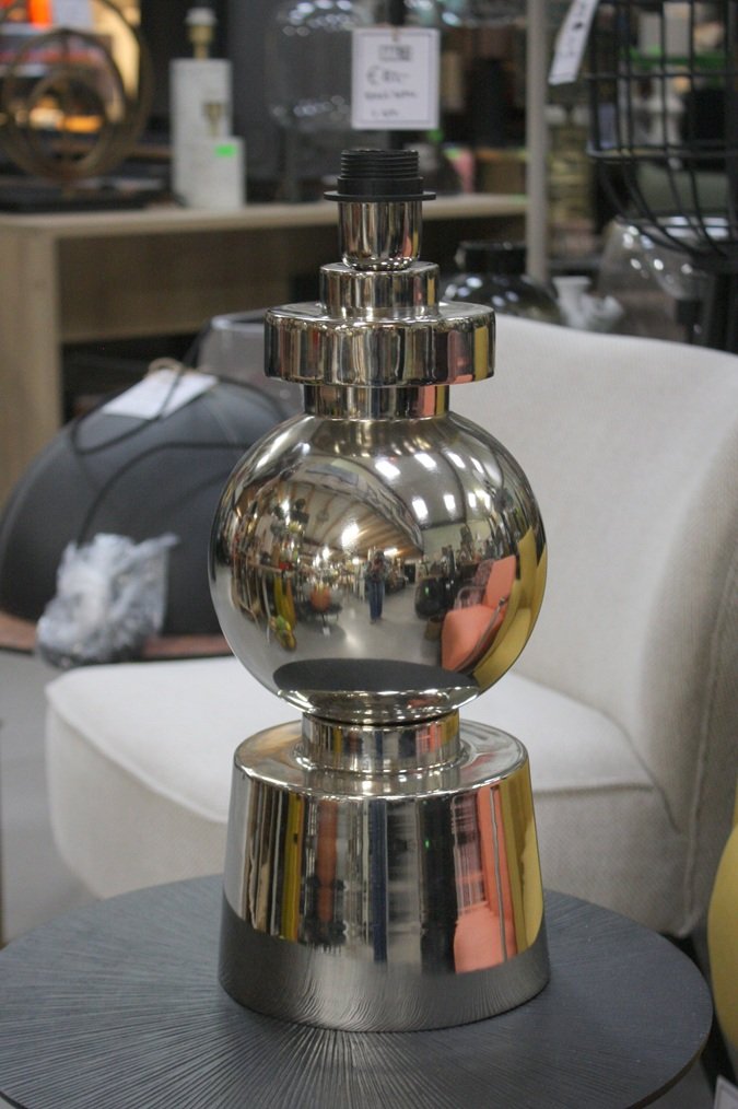 Tafellamp Bodiosa Light & Living zilver Ø18