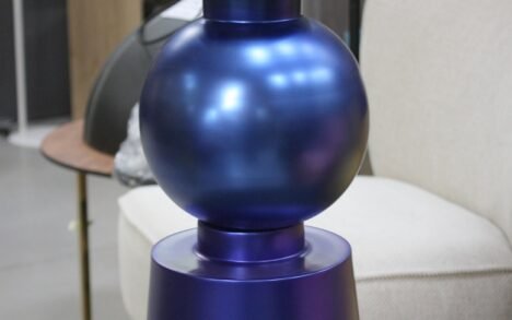 Tafellamp Bodiosa Light & Living blauw Ø18