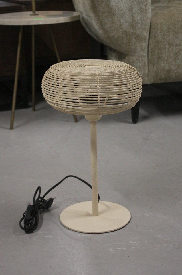 Tafellamp metaal beige