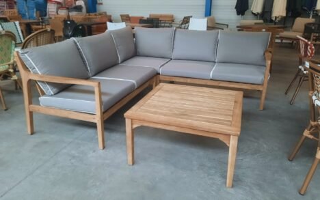 Loungeset Manchester acaciahout