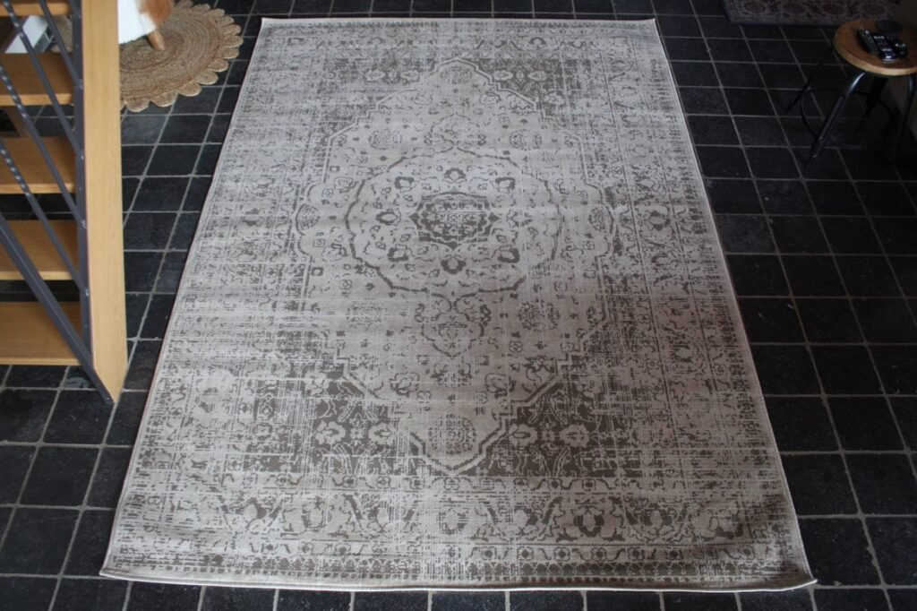 Vloerkleed beige / bruin 200x290