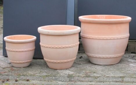 Bloempot Greek terracotta Ø48