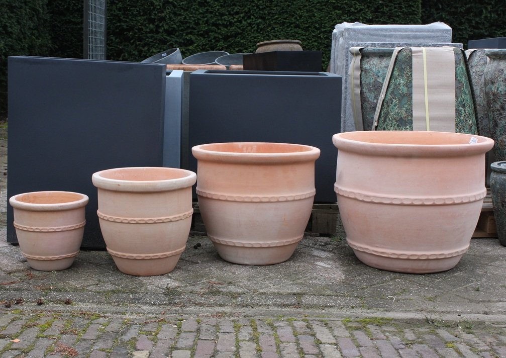 Bloempot Greek terracotta Ø58