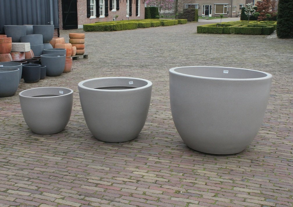 Bloempot kunststof Stone Ø100 (in- en outdoor)