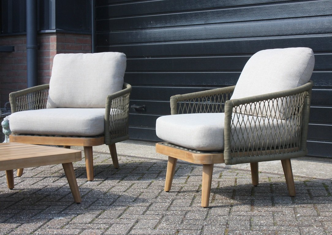 Loungeset / tuinset Rope - Afbeelding 2