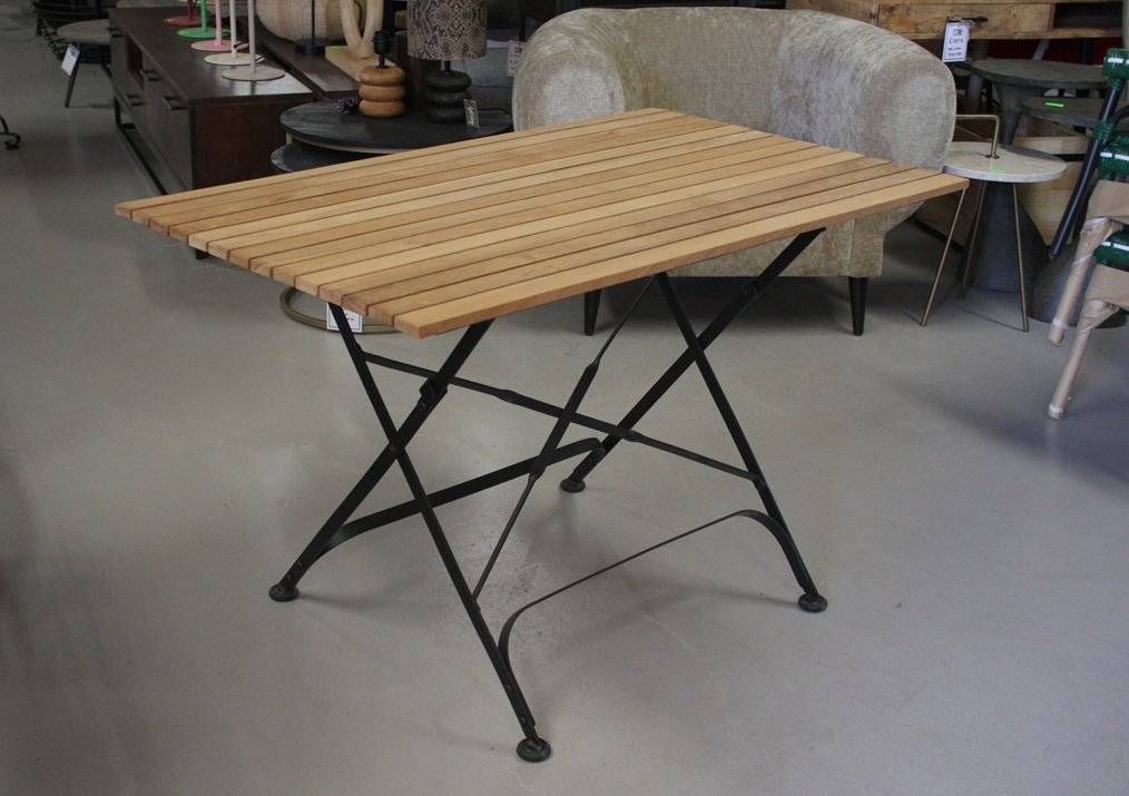 Tuintafel / klaptafel teakhout 115x70
