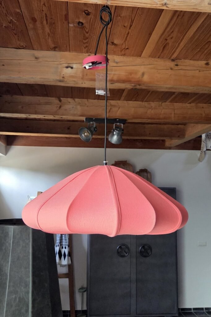 Hanglamp CESANO koraal roze Light & Living