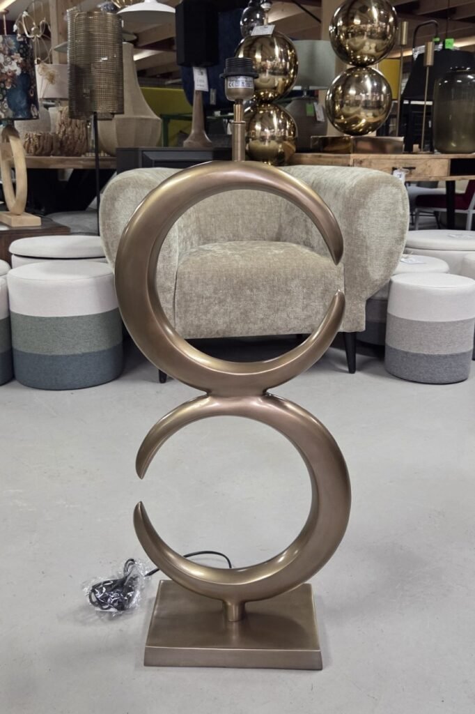 Lampvoet LUNE antiek brons Light & Living