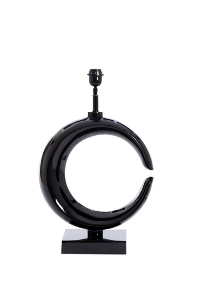 Lampvoet MAAN zwart Light & Living