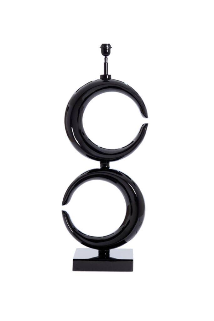 Lampvoet MAAN zwart Light & Living
