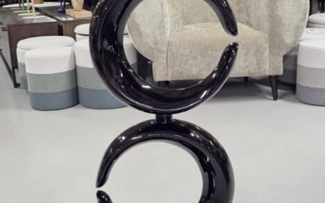 Lampvoet MAAN zwart Light & Living