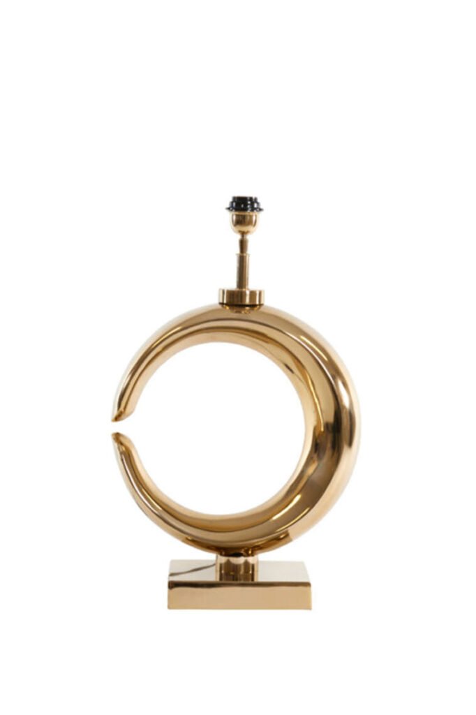 Lampvoet MAAN licht goud Light & Living