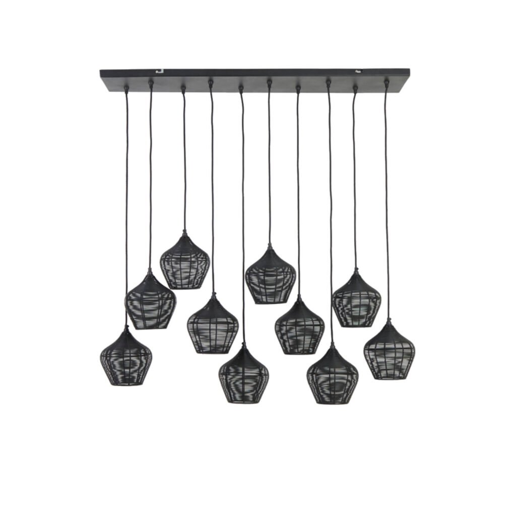 Hanglamp Alvaro zwart Light & Living