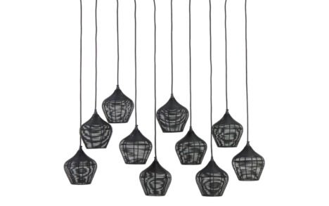 Hanglamp Alvaro zwart Light & Living