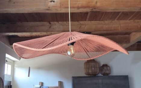 Hanglamp Rafa Terra / oud roze Ø70 Light & Living