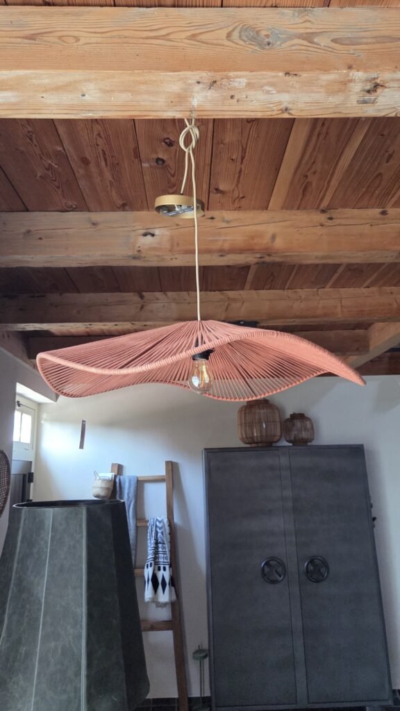 Hanglamp Rafa Terra / oud roze Ø70 Light & Living