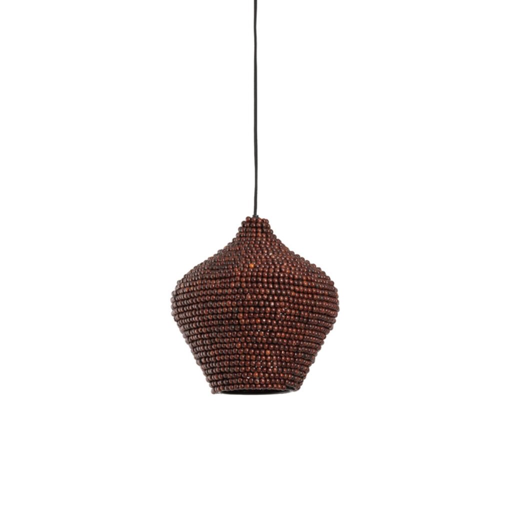 Hanglamp KALENGA Light & Living donkerbruin Ø28x30