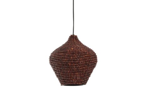 Hanglamp KALENGA Light & Living donkerbruin Ø28x30