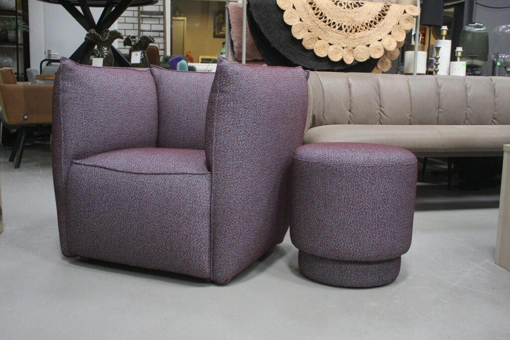 Fauteuil Vasa + hocker Tray Jess Design